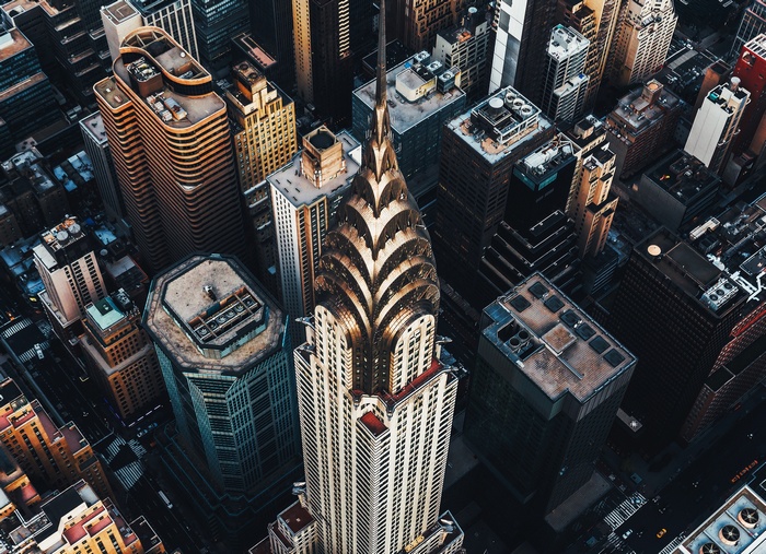 Chrysler Building and Manhattan Skyline, New York City