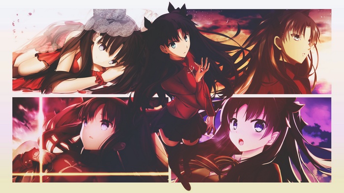 FateStay Night, FateStay Night: Unlimited Blade Works, Tohsaka Rin, anime girls, Fate Series