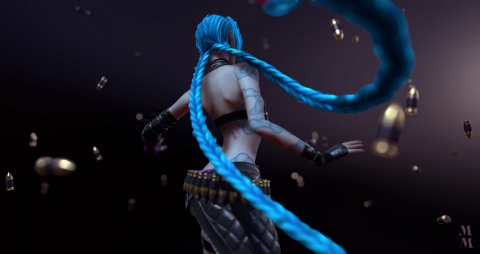 Jinx (League of Legends), Jinx, video games, ADC, anime girls, League of Angels, League of Legends