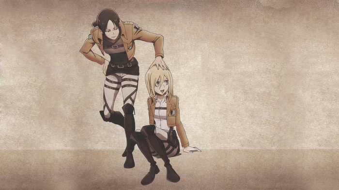 Ymir and Historia Reiss from Attack on Titan