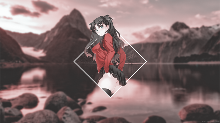 Tohsaka Rin from Fate/stay night anime