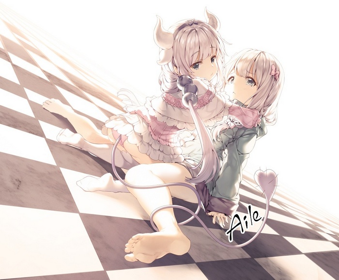 Kanna Kamui and Izumi Sagiri crossover