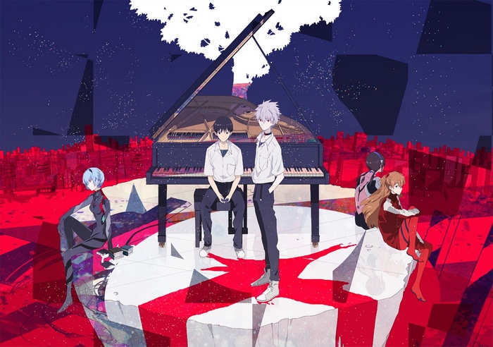 Asuka Langley Soryu, Ayanami Rei, Makinami Mari, Kaworu Nagisa, Ikari Shinji, Neon Genesis Evangelion