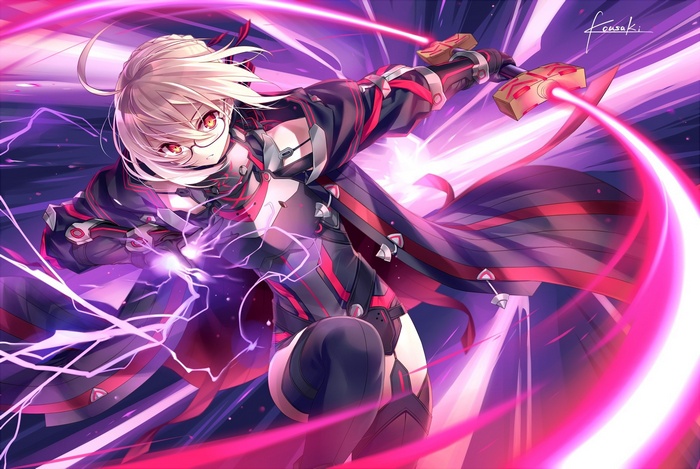 Cherry Blossom Fate Series Anime Katana Saber Anime Girls Fategrand Order Sakura Saber 8645