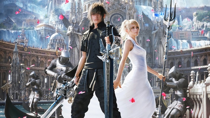 Noctis and Luna from Final Fantasy XV
