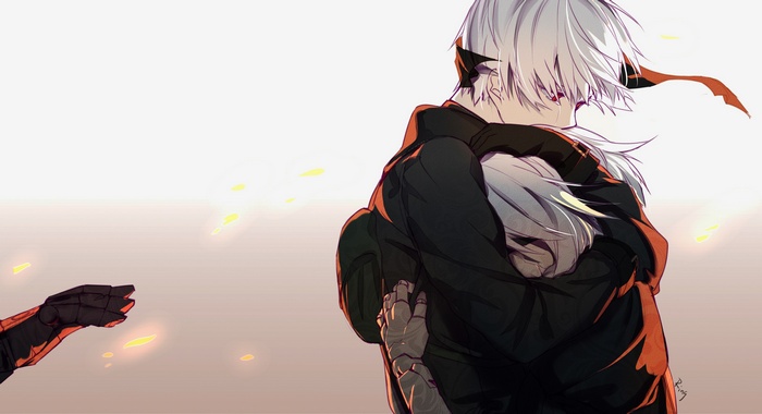 9S and 2B from NieR: Automata