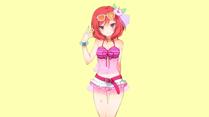 Maki Nishikino from Love Live! in summer attire