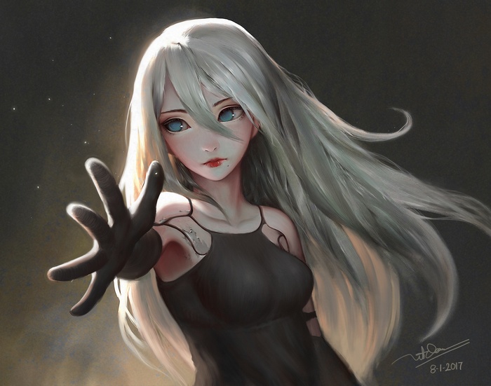 Nier: Automata, cyborg, A2 (Nier: Automata), fantasy art, anime, NieR