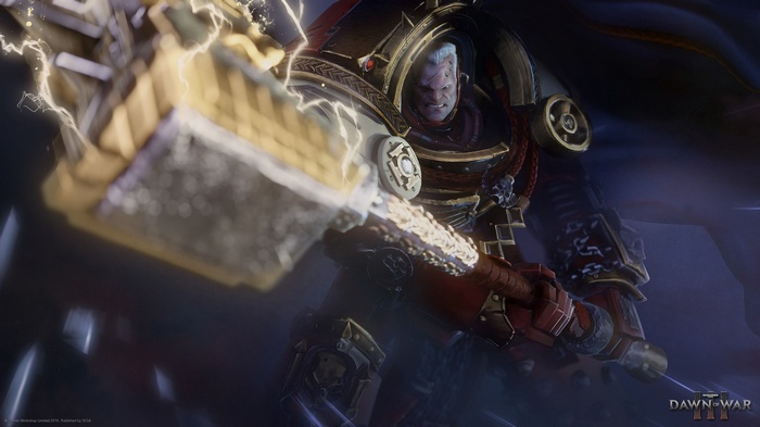 Space Marine Captain Gabriel Angelos from Dawn of War 3
