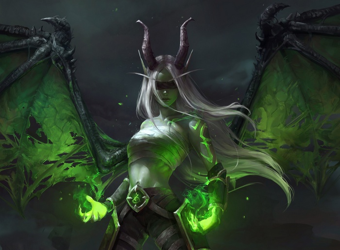 Illidan's Demon Hunter from World of Warcraft