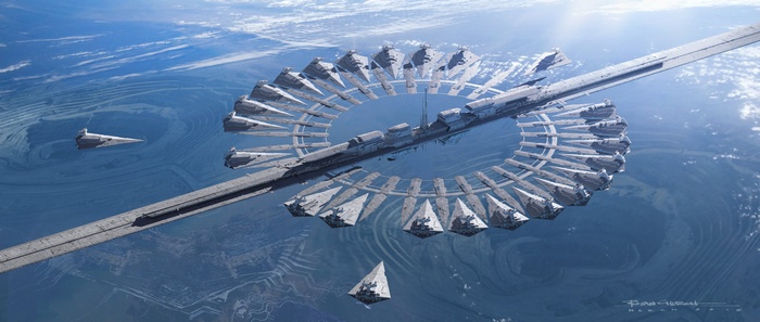 Star Destroyer, Rogue One: A Star Wars Story, Star Wars, concept art