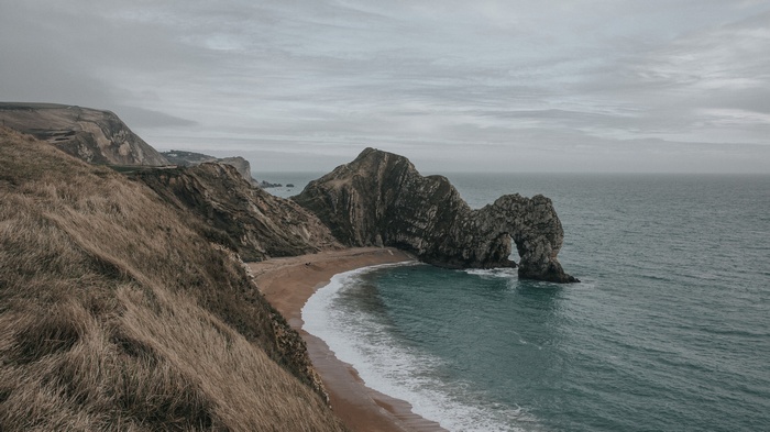 Durdle Door rock formation on the coast of Dorset