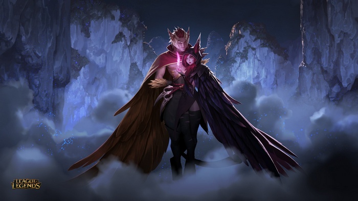 Xayah and Rakan from League of Legends