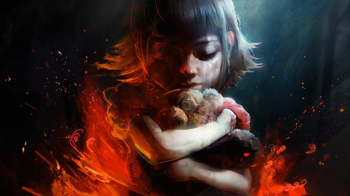 Annie from League of Legends with Tibbers