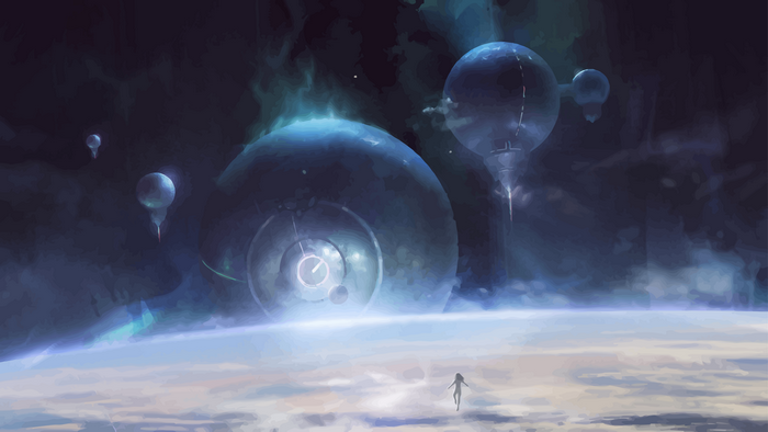 space, futuristic, fantasy art, planet, songs