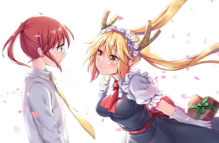 Kobayashi and Tohru from Miss Kobayashi's Dragon Maid