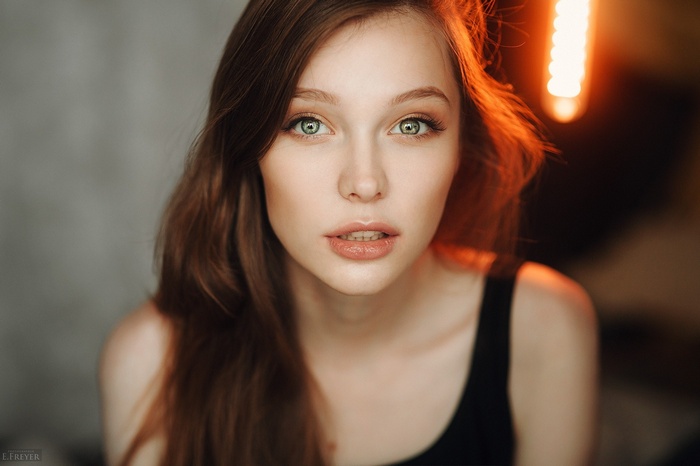 Portrait of Christina Vostruhina by Evgeny Freyer
