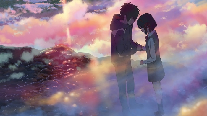 Taki and Mitsuha from Kimi no Na Wa