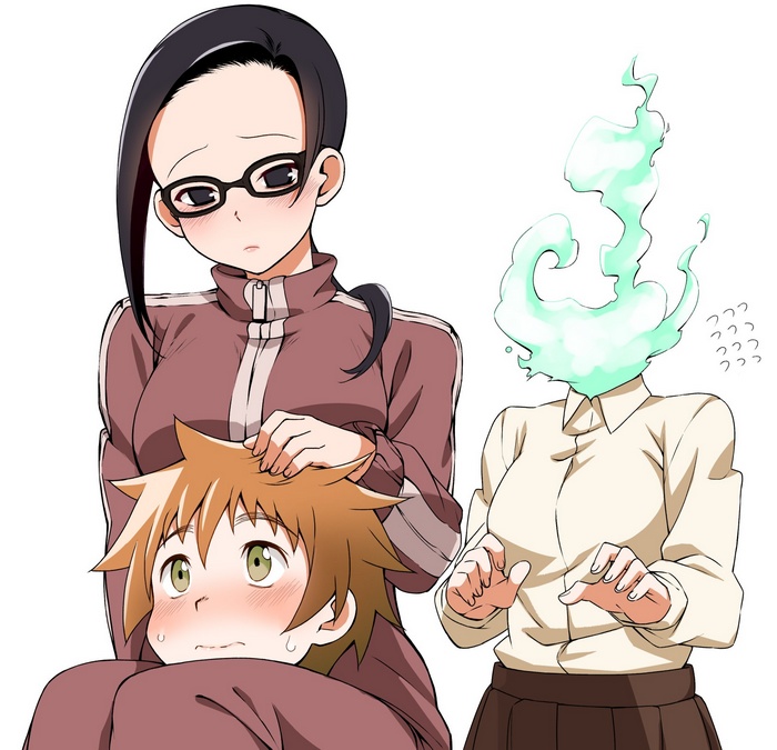 Sakie Satō and Kyōko Machi from Demi-chan wa Kataritai