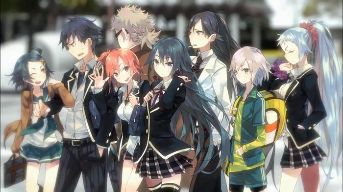 Characters from Yahari Ore no Seishun Love Comedy wa Machigatteiru