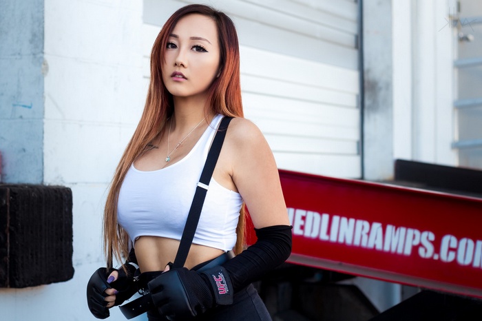 Tifa Lockhart from Final Fantasy VII cosplay