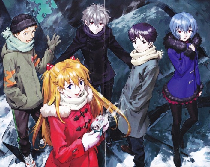 Asuka Langley Soryu, Kaworu Nagisa, Neon Genesis Evangelion, Ikari Shinji, Ayanami Rei