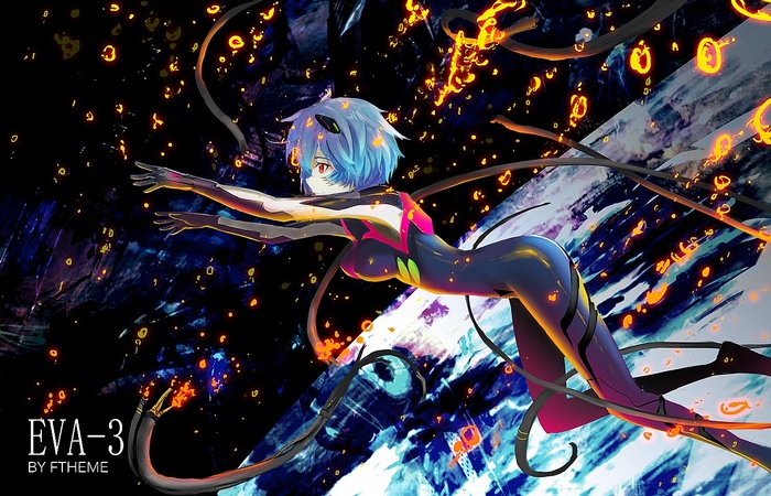 Rei Ayanami from Neon Genesis Evangelion