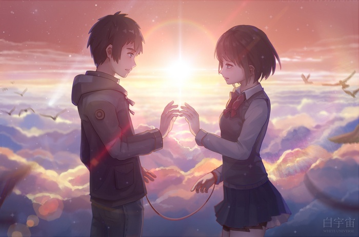Kimi no Na Wa, Tachibana Taki, Miyamizu Mitsuha