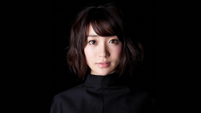 model, portrait, Yuko Oshima, women, akb48, black background, Asian