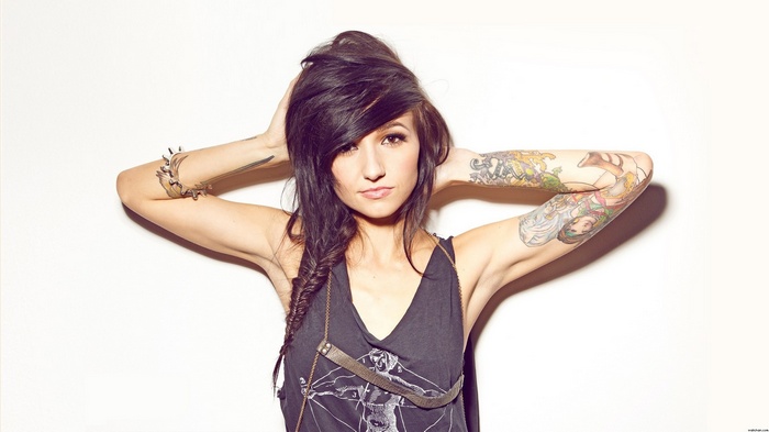 Valerie Poxleitner with tattoos