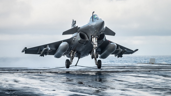 aircraft carrier, military, Dassault Rafale