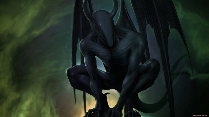 Nightgaunt creature from H. P. Lovecraft lore
