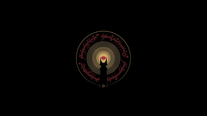 The Lord of the Rings minimalist design