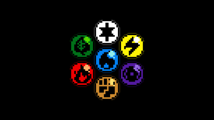 elements, pixels, Pokémon, Pokemon Go, video games, minimalism, pixel art