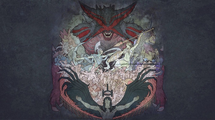Path of Exile artwork with mythological figures