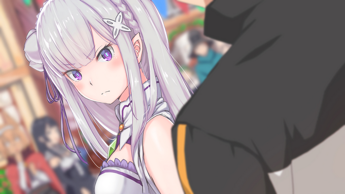 Emilia from Re:Zero Kara Hajimeru Isekai Seikatsu