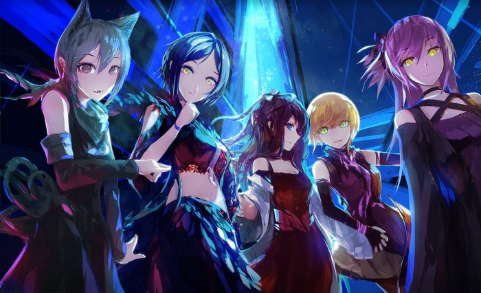 Anime girls from THE iDOLM@STER: Cinderella Girls