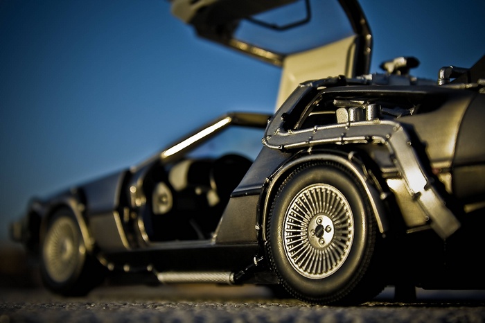 DMC DeLorean time machine from Back to the Future