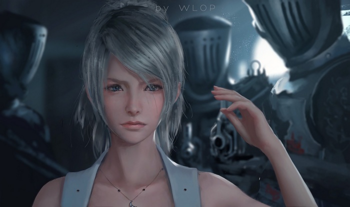 Luna from Final Fantasy XV by WLOP