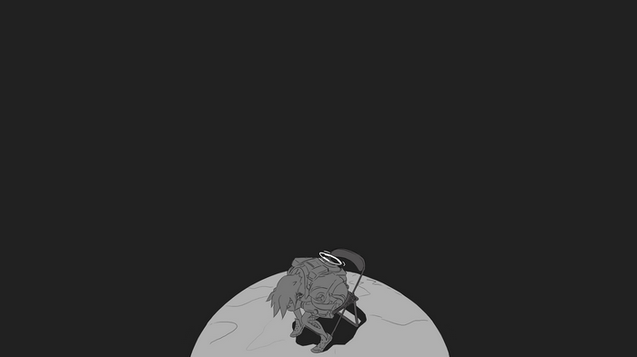 Tracer from Overwatch in Neon Genesis Evangelion style