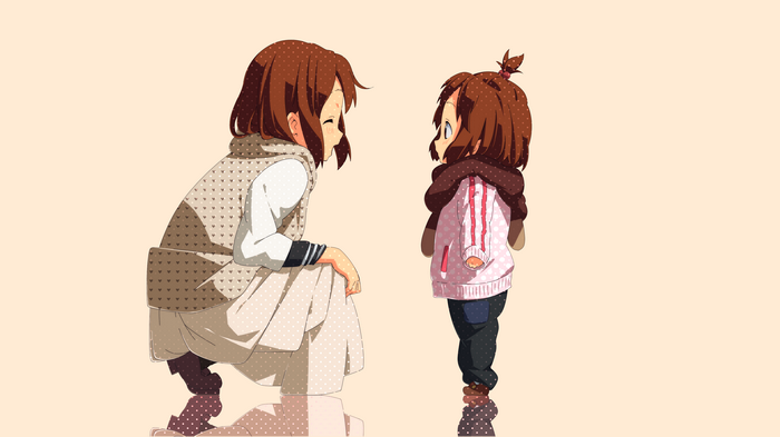 Yui Hirasawa and Ui Hirasawa from K-ON!