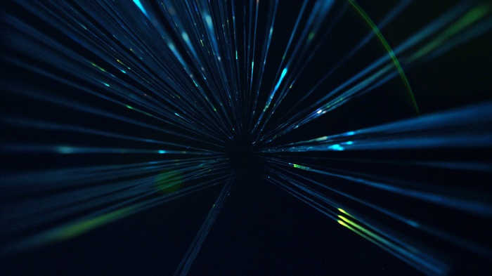 Abstract digital art of light streaks