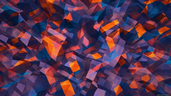 Abstract geometric shapes with colorful texture