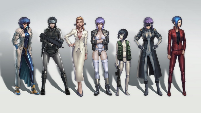 Ghost in the Shell characters lineup