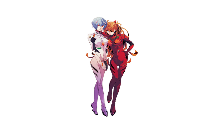 Asuka Langley and Rei Ayanami from Neon Genesis Evangelion