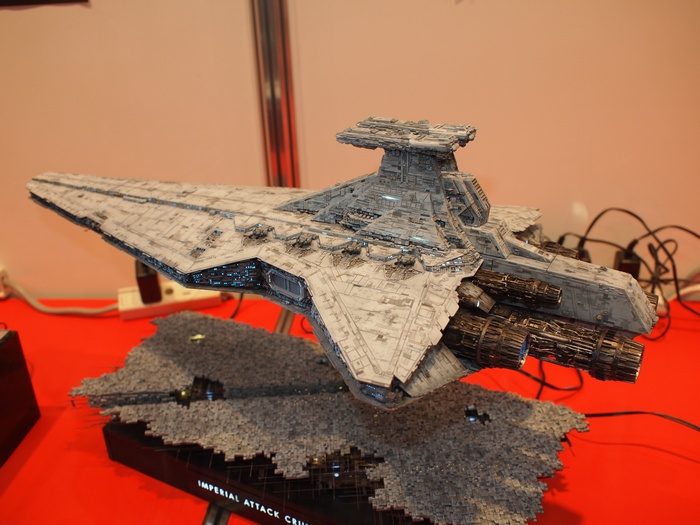 Imperial Star Destroyer scale model from Star Wars