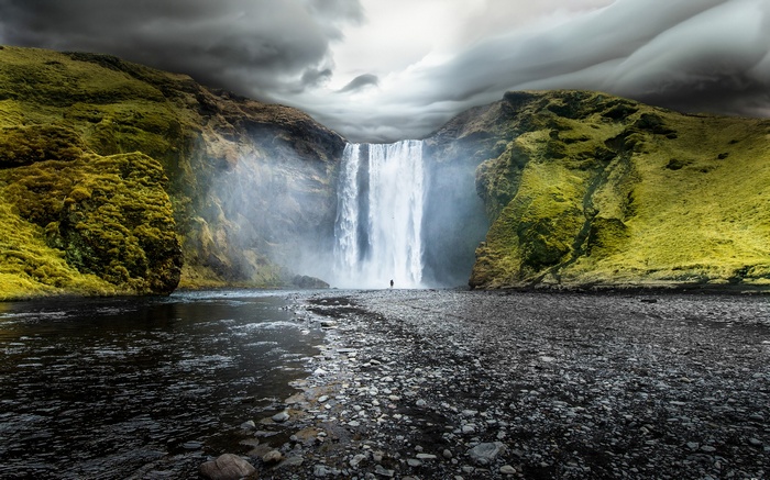 Skogafoss Waterfall in Iceland