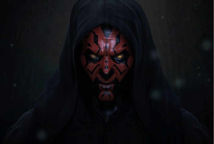 Darth Maul from Star Wars artwork