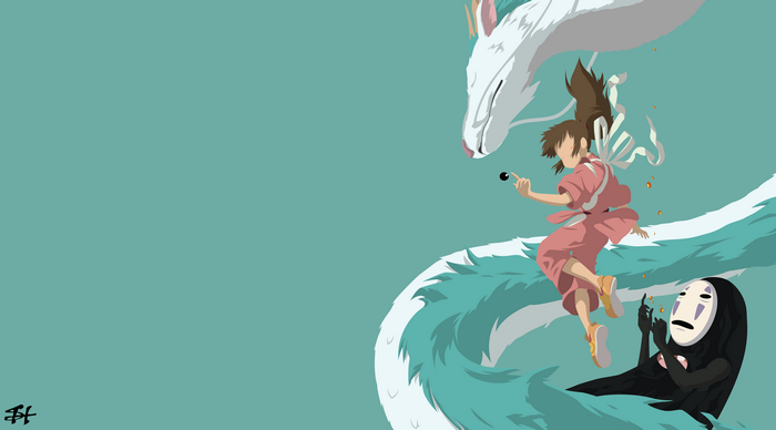Spirited Away, Chihiro, minimalism