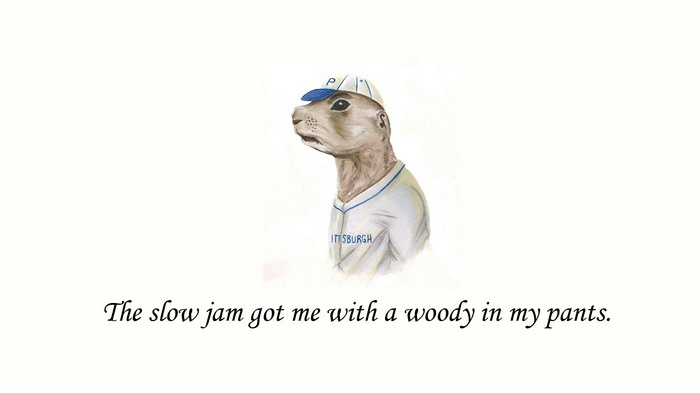 Groundhog in Pittsburgh Baseball Uniform